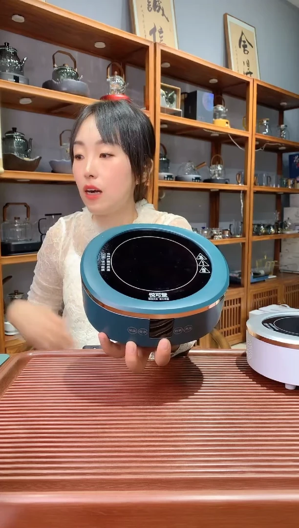 水晶玻璃无盖款悦可堂绿