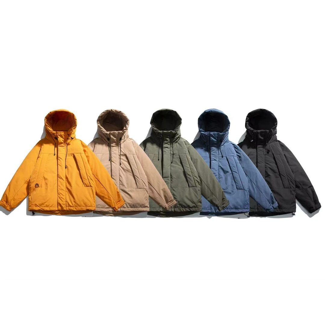 90鸭绒冬季加厚保暖款五色休闲简约日系潮流男士羽绒服GS1214