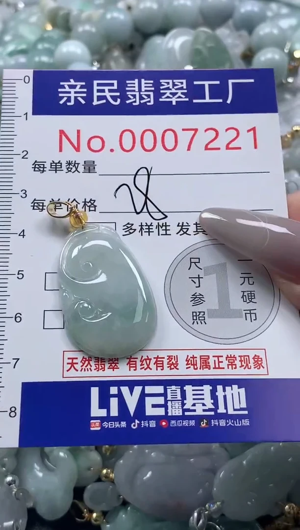 颈饰未镶嵌翡翠7221