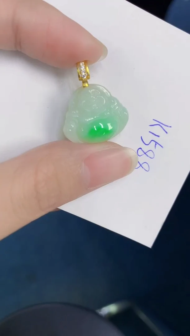 颈饰未镶嵌翡翠天然翡翠缅甸A货