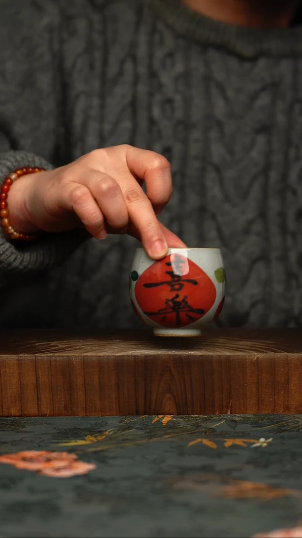 瓷片釉下彩手工手绘同款陶器