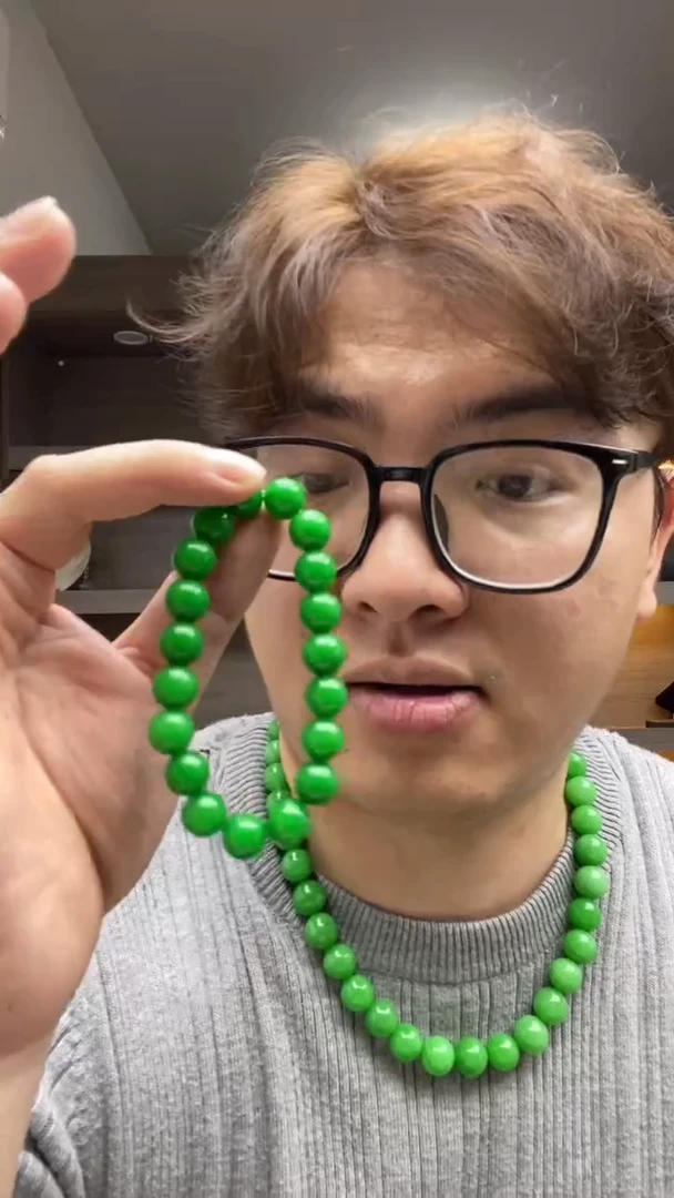 未镶嵌手串翡翠高端时尚10mm木左色手串