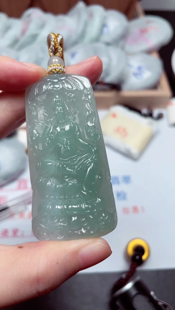 颈饰未镶嵌翡翠天然A货