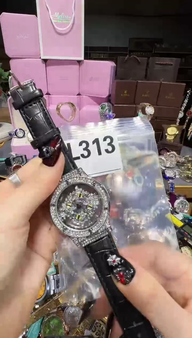 石英机芯不锈钢不锈钢直播定闪专用