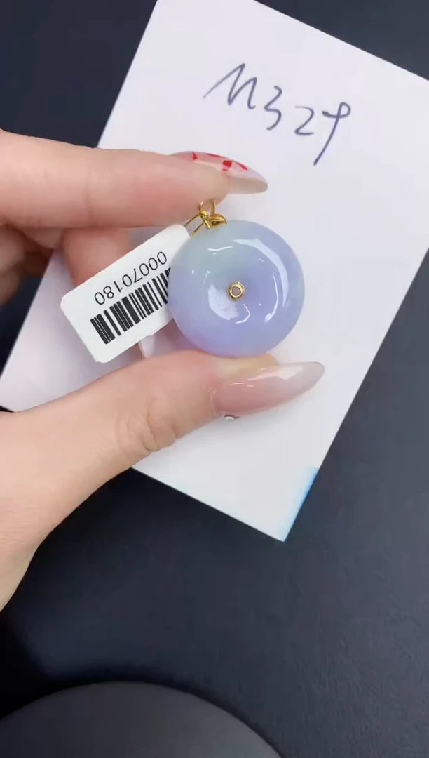 【闪购商品】翡翠颈饰18K金镶嵌0000000000