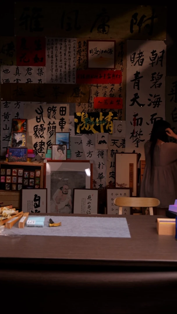 国画夏*575-烹茶-33*66-云