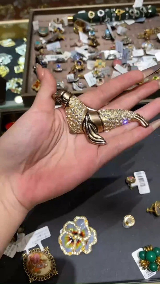 琉璃铜合金楚楚珠宝中古甄选不退换