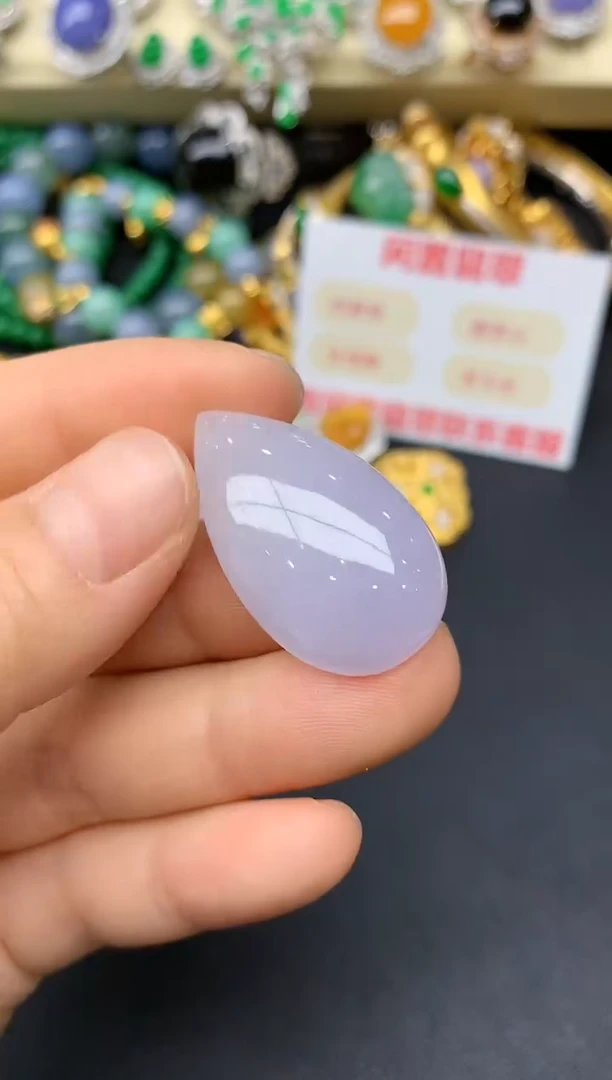 颈饰未镶嵌翡翠65-翡翠雪姐天天见