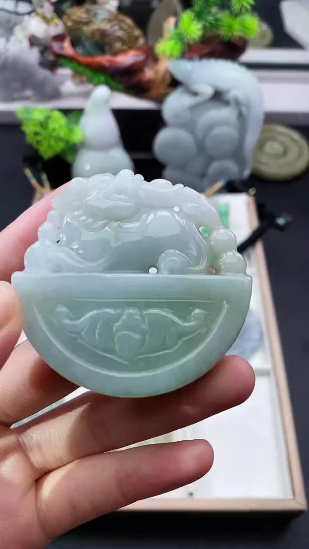颈饰未镶嵌翡翠天然缅甸A货翡翠