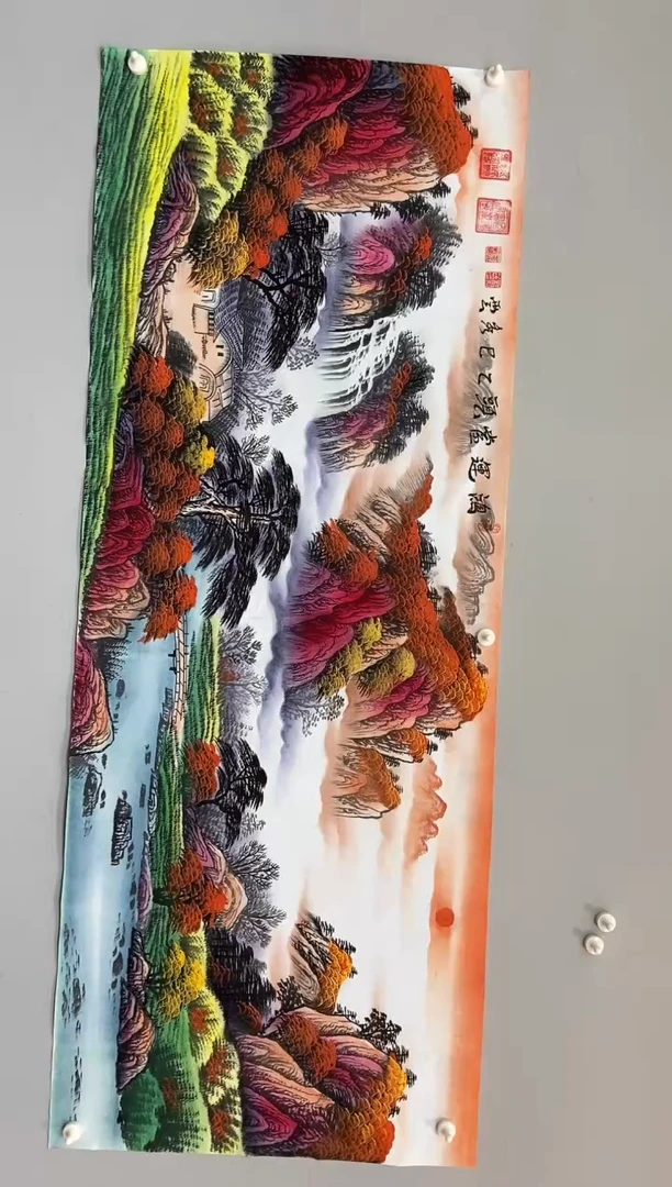 国画郑秀云 小六尺 鸿运当头2