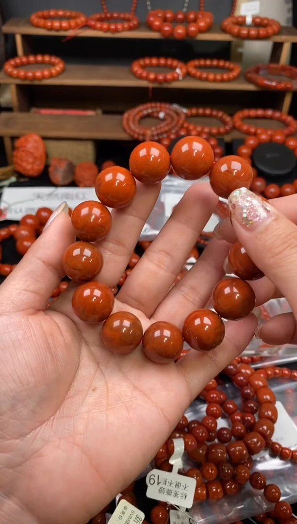 【闪购商品】南红玛瑙手串未镶嵌238-15mm