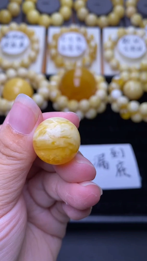 裸石琥珀未镶嵌大小姐珠宝严选52