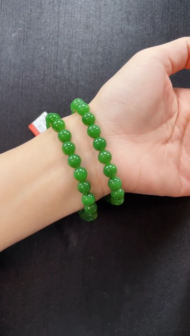 未镶嵌手串和田玉多样性发一