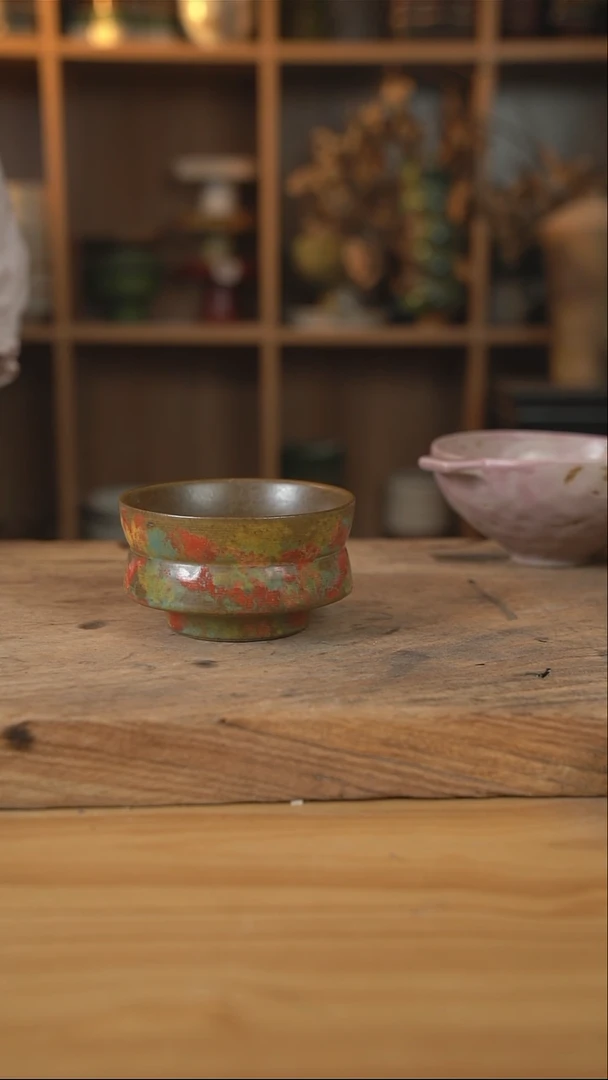 055点彩系列的折腰米饭碗