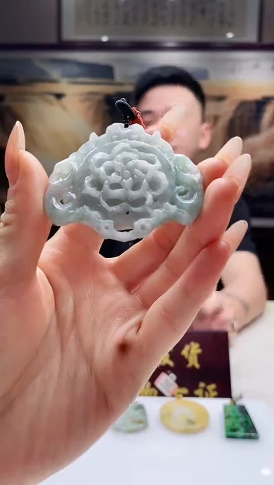 吊坠(不含链)未镶嵌翡翠3