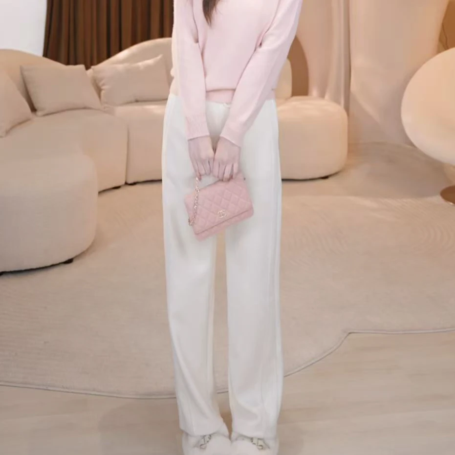 COCO BECCI 绵羊毛桑蚕丝百搭舒适裤子CFLJC361072