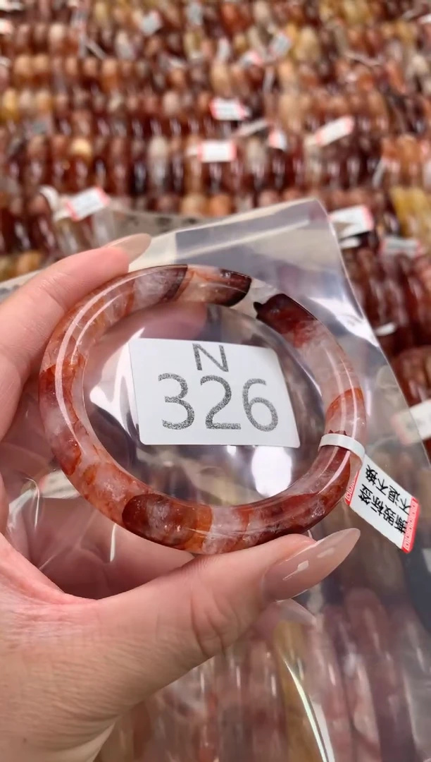 水晶珠宝半成品未镶嵌水晶手镯N326-57