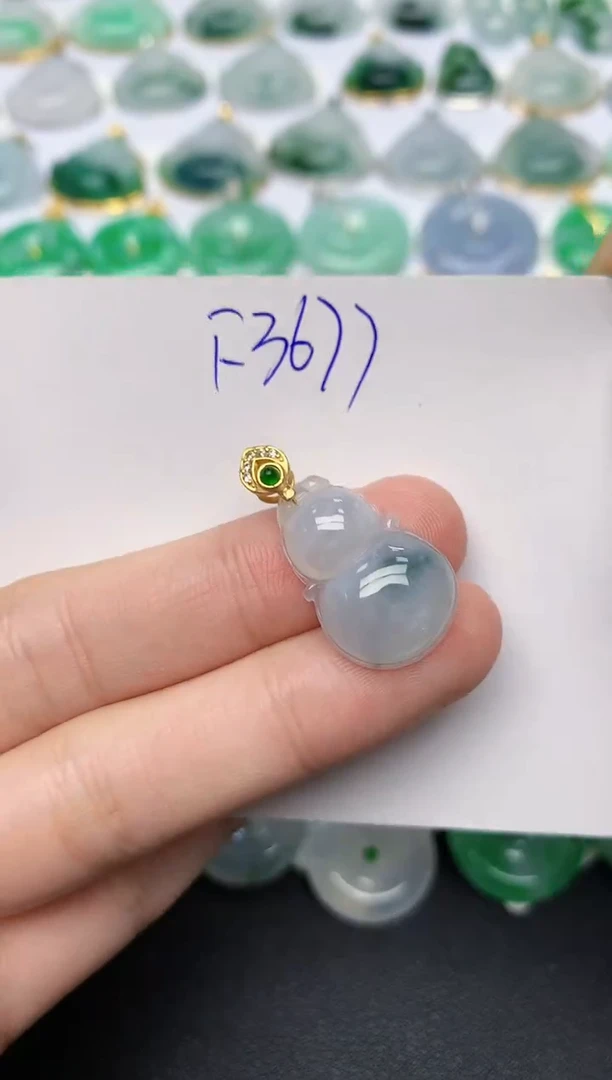 颈饰未镶嵌翡翠天然缅甸A货翡翠百元以上9元证书费自理