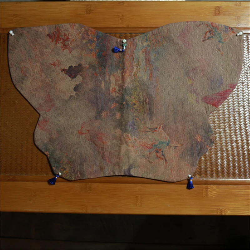 ZT3420[学茶严选]香云纱蝴蝶茶垫