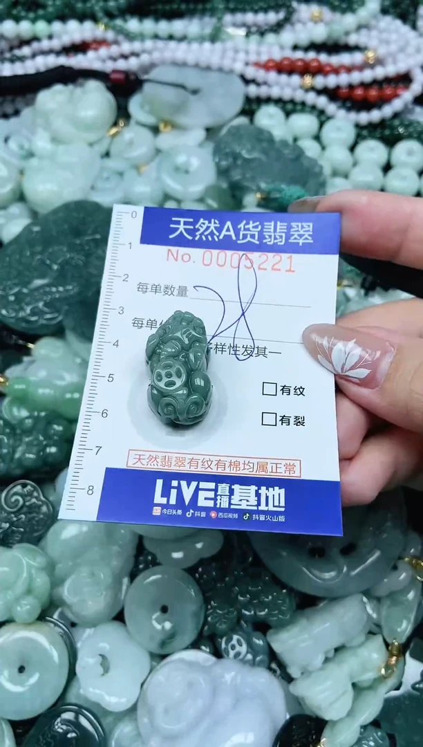 颈饰未镶嵌翡翠天然A货 支持复检