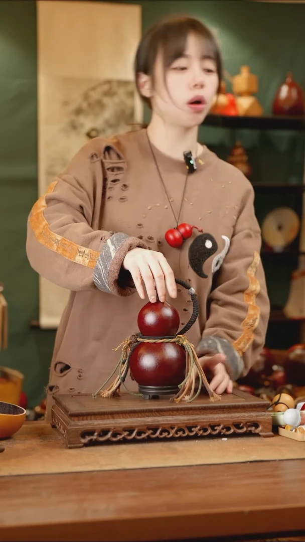 110号精品天然大漆酒葫芦一物一拍~