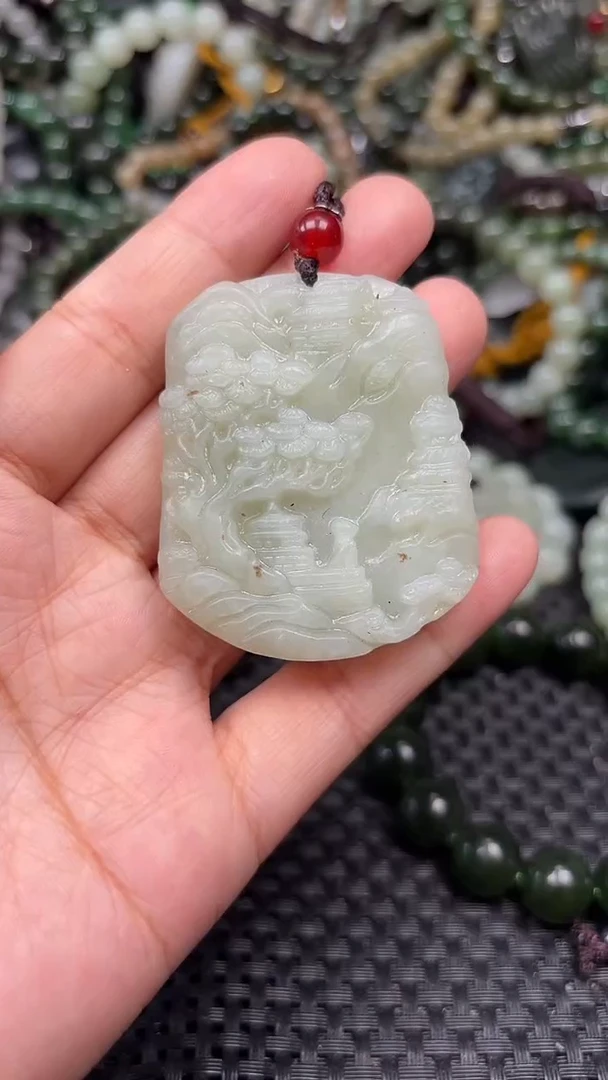 颈饰未镶嵌和田玉1