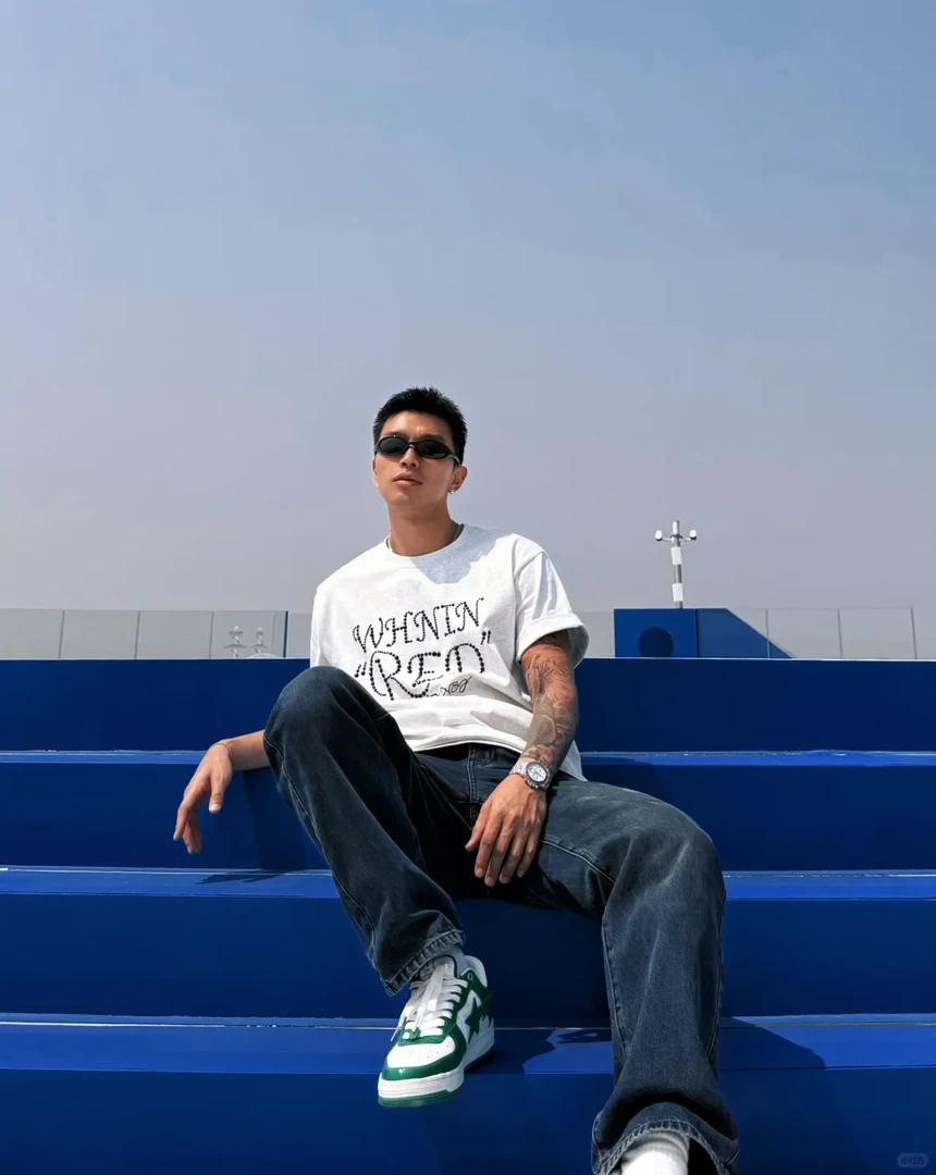 【国内现货】WEHONEY珍珠立体重工艺纯棉短袖T恤男女男创意短袖t恤