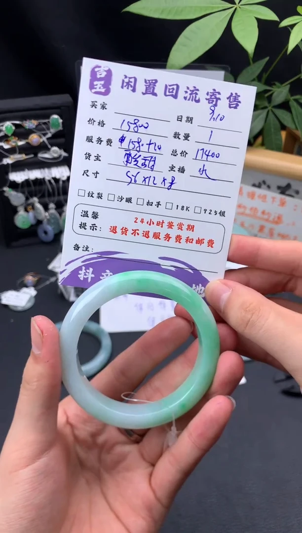 未镶嵌手镯翡翠手镯