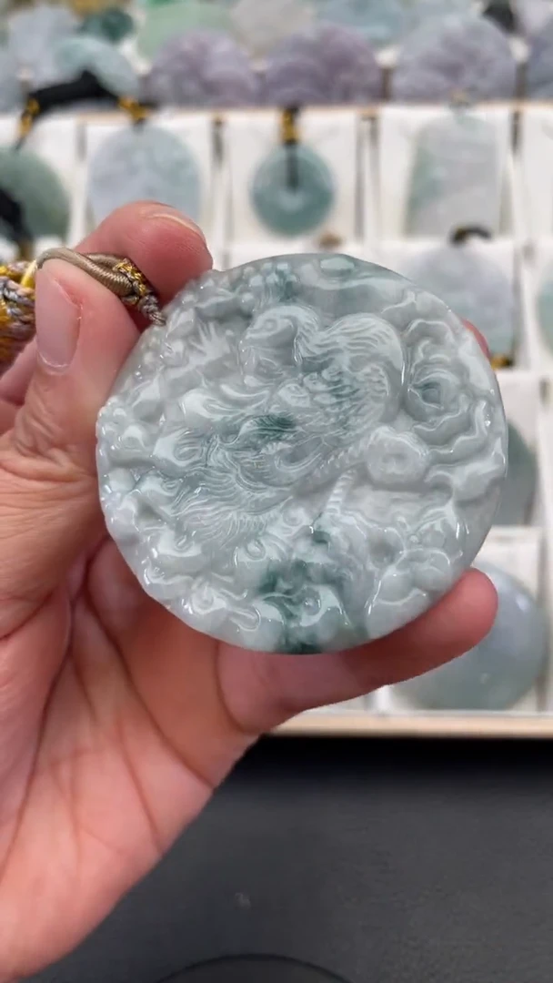 颈饰未镶嵌翡翠天然缅甸翡翠A货196