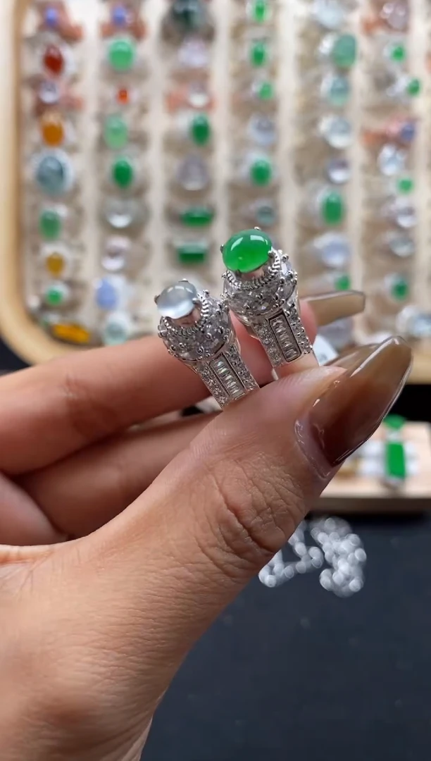 未镶嵌戒指翡翠缅甸天然a货翡翠