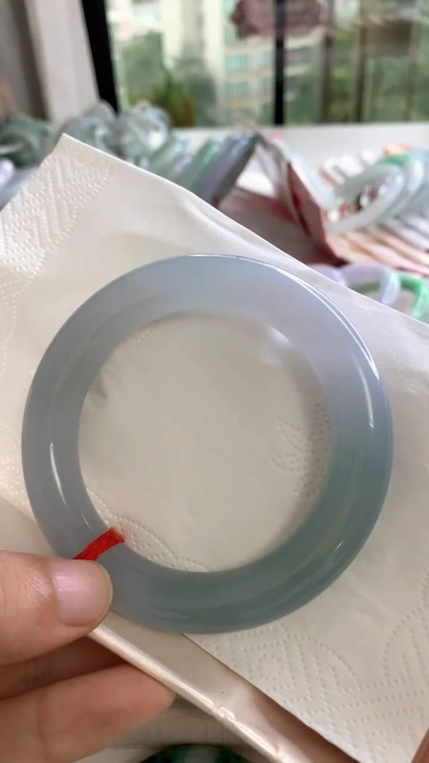 未镶嵌手镯翡翠胖圆56