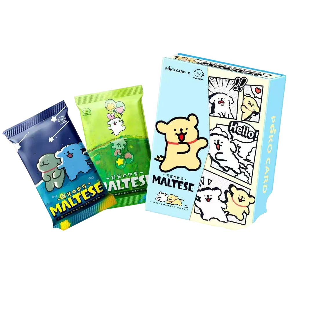 【拆盒】Poko Card线条小狗-花花的世界 收藏卡牌盲盒【默认代拆】