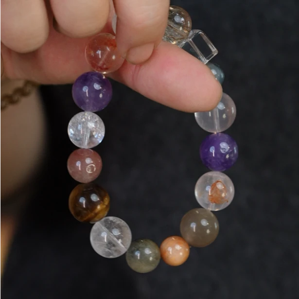 思斯原创 一物一拍所见即所得 直播间福利天然水晶手串