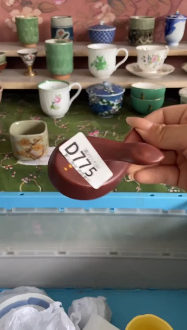 瓷片小**奶瓷器瓷器D775