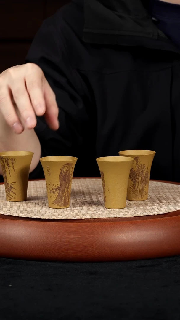 【k008】四大美人宜兴紫砂ZLM