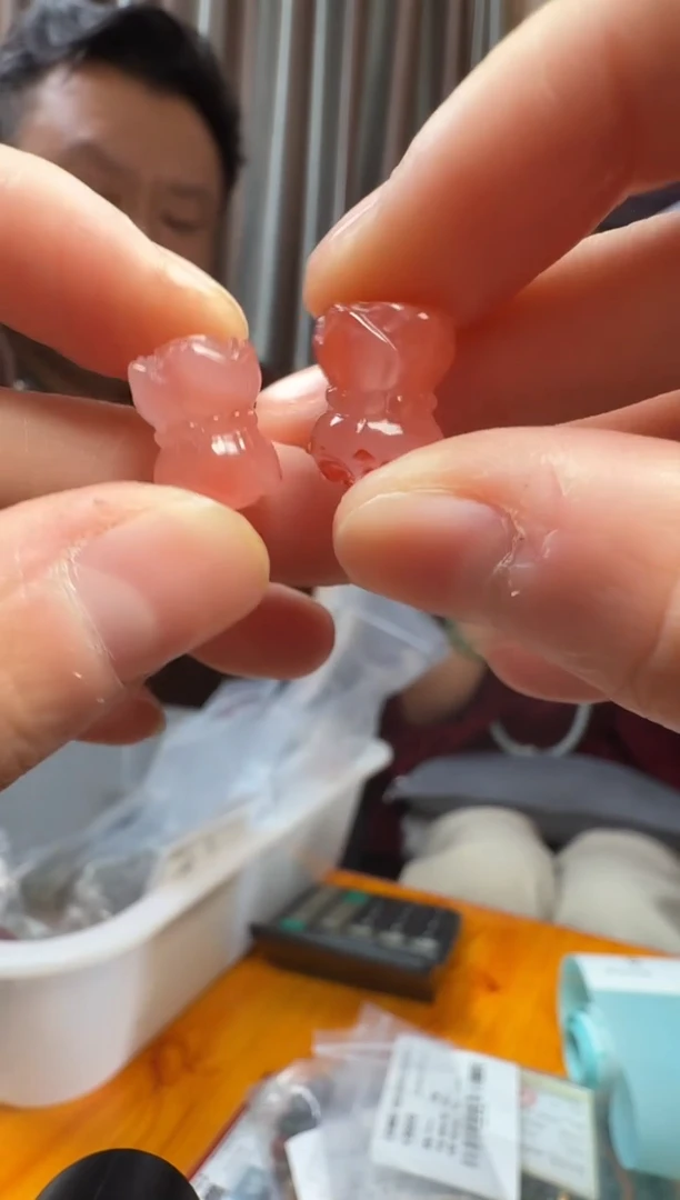 未镶嵌南红玛瑙挂件WJS1228-223一对