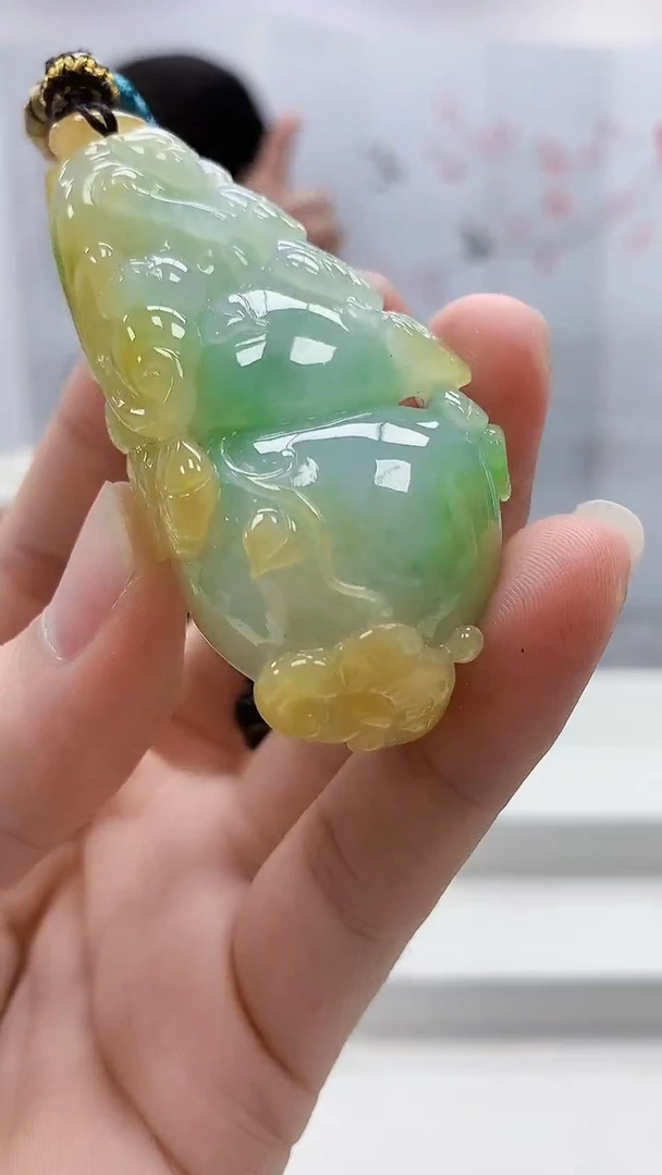 定制翡翠未镶嵌4902bb-毛货挂件107