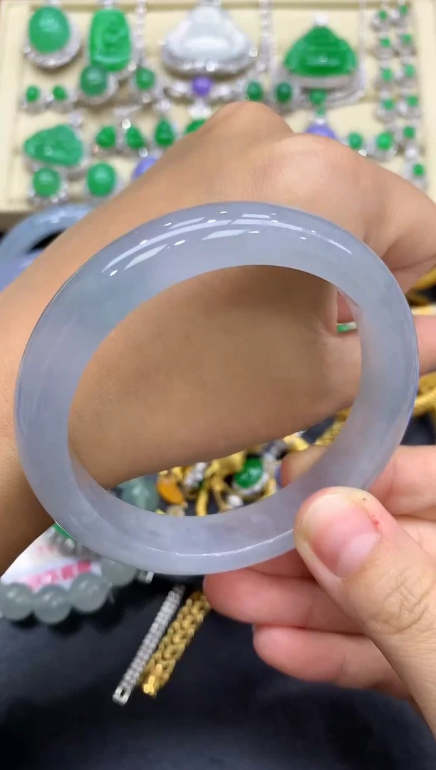 未镶嵌手镯翡翠435-中国好珍宝