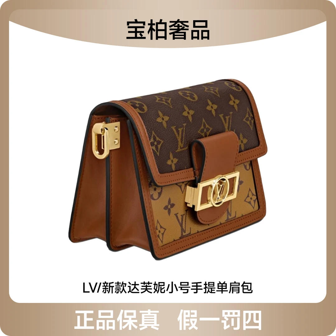 99新 LouisVuitton/路易威登 达芙妮小号链条包 铜片款/12668796