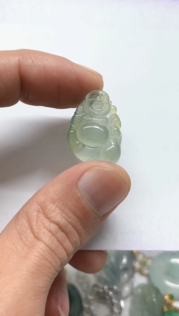 【闪购商品】翡翠颈饰未镶嵌天然缅甸A货翡翠吊坠
