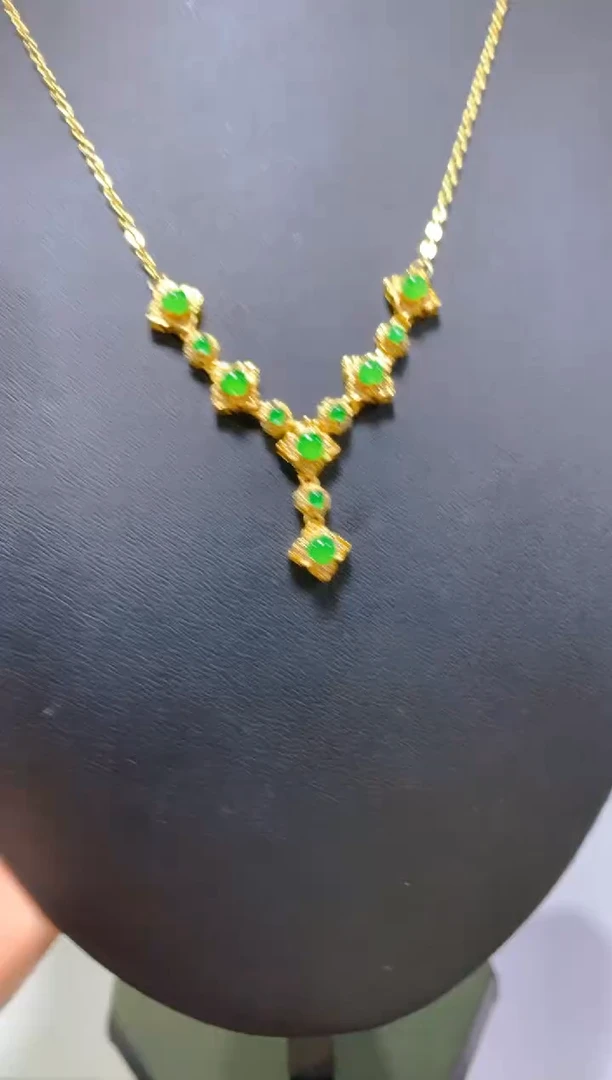 颈饰未镶嵌翡翠多样性发一