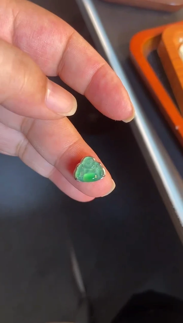 吊坠(不含链)银S925镶嵌翡翠1