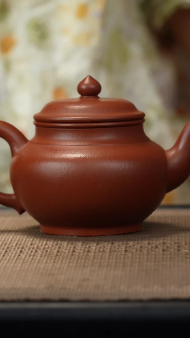 茶壶紫砂朱泥全手笑樱230cc