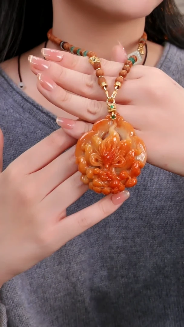 颈饰未镶嵌翡翠S**.国风