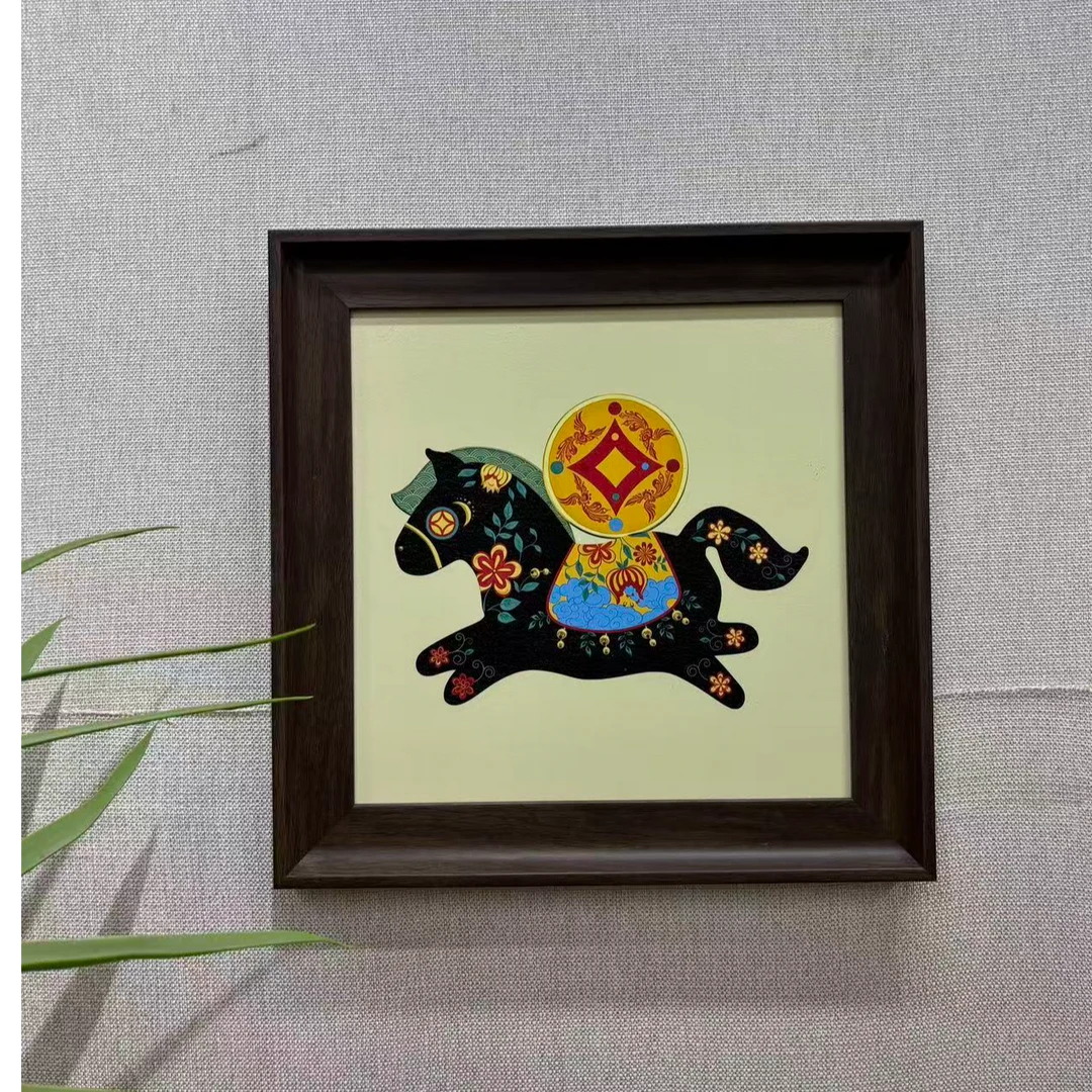 349马上有钱风格装饰画适合客厅卧室玄关餐厅墙壁斗柜挂画