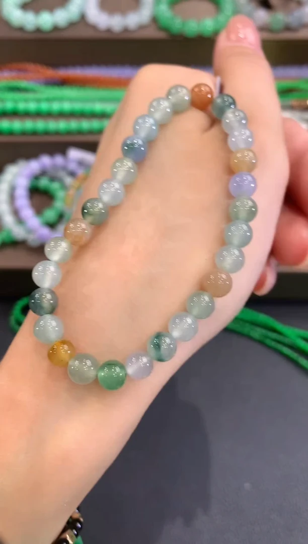 未镶嵌手串翡翠w80