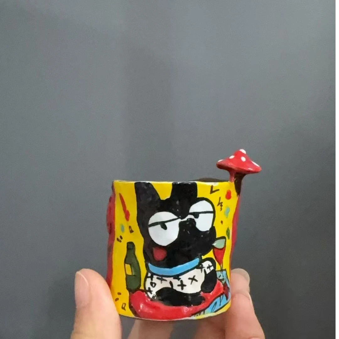 编号566紫砂一口杯