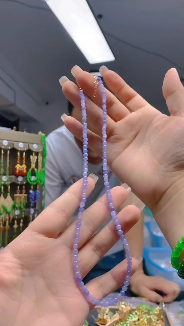 【闪购商品】翡翠耳饰合金243翡翠锁骨链