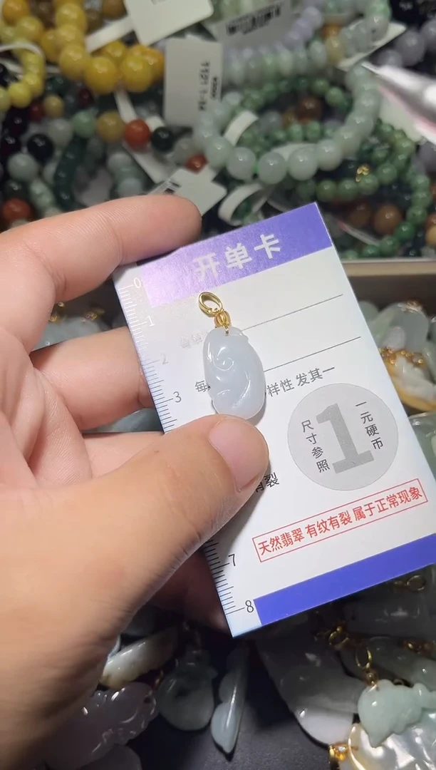 颈饰未镶嵌翡翠天然A货翡翠