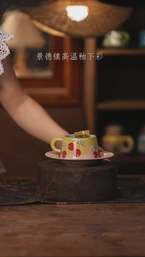 景德镇高温釉下手绘陶瓷363
